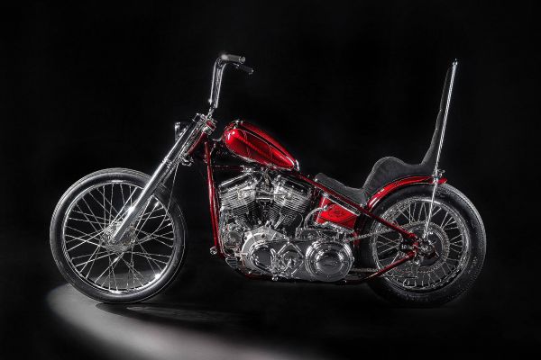 Thunderbike Harley Davidson 30 Years Panhead Chopper Shooting Custombike Foto Ben Ott 1