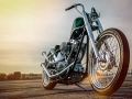 Thunderbike Harley Davidson Glamor Shovelhead Chopper Hafen Shoot Custombike Foto Ben Ott 1