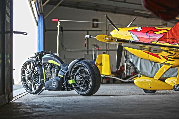 Thunderbike Harley Davidson Softail TB R 2 Shooting Custombike Foto Ben Ott 16